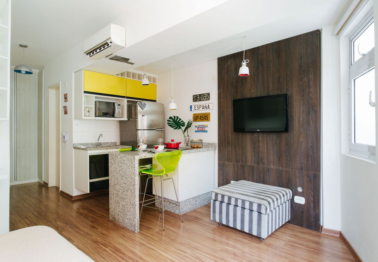 Estudio en São Paulo - Diseño de Studio en la calle Avanhandava Estudio en São Paulo - Diseño de Studio en la calle Avanhandava