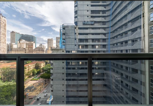 Estudio en São Paulo - Estudio de lujo con vistas a la ciudad a 50 metros del metro Estudio en São Paulo - Estudio de lujo con vistas a la ciudad a 50 metros del metro