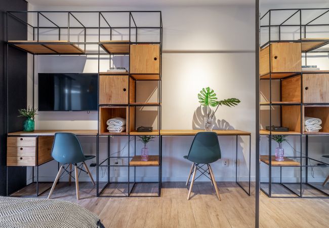Estudio en São Paulo - Estudio de lujo con vistas a la ciudad a 50 metros del metro Estudio en São Paulo - Estudio de lujo con vistas a la ciudad a 50 metros del metro