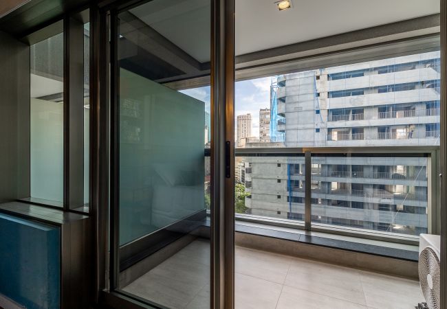 Estudio en São Paulo - Estudio de lujo con vistas a la ciudad a 50 metros del metro Estudio en São Paulo - Estudio de lujo con vistas a la ciudad a 50 metros del metro
