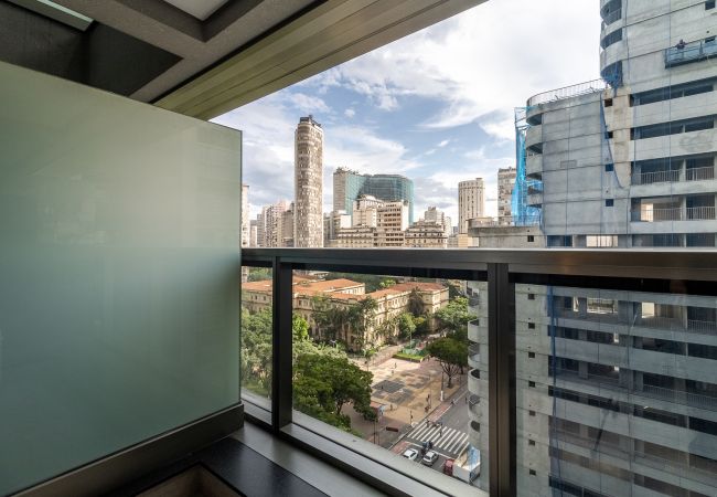 Estudio en São Paulo - Estudio de lujo con vistas a la ciudad a 50 metros del metro Estudio en São Paulo - Estudio de lujo con vistas a la ciudad a 50 metros del metro
