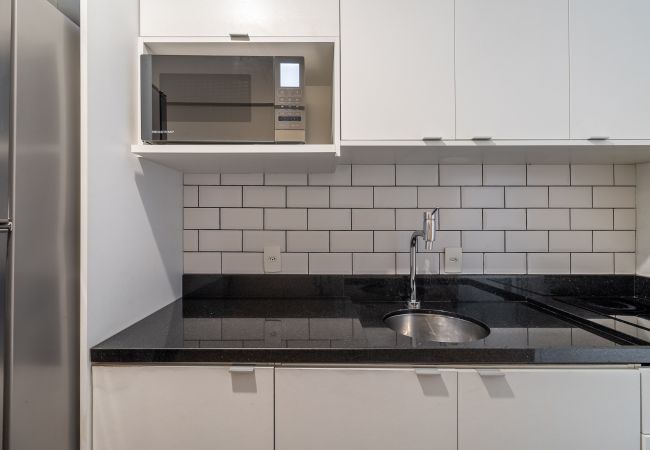 Estudio en São Paulo - Nuevo estudio a 50 metros del metro con una vista increíble Estudio en São Paulo - Nuevo estudio a 50 metros del metro con una vista increíble