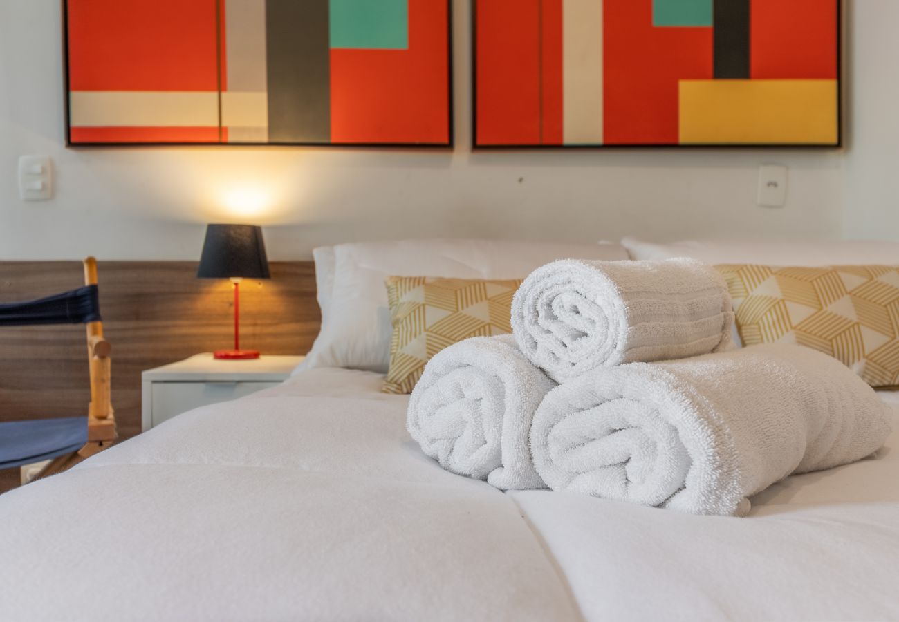 Estudio en São Paulo - Nuevo estudio a 50 metros del metro con una vista increíble Estudio en São Paulo - Nuevo estudio a 50 metros del metro con una vista increíble