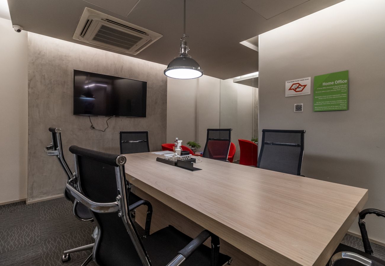 Estudio en São Paulo - Nuevo estudio a 50 metros del metro con una vista increíble Estudio en São Paulo - Nuevo estudio a 50 metros del metro con una vista increíble