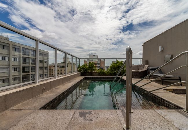 Apartamento en São Paulo - Cerca del metro con aire acondicionado y piscina