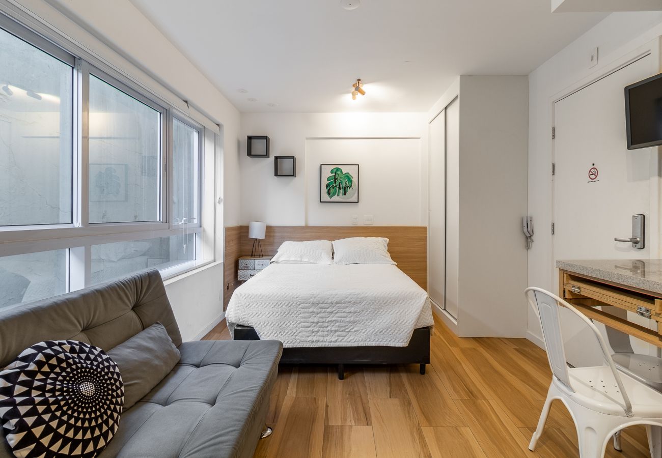 Estudio en São Paulo -  SSAOLUIZ419  - Charmoso na AV São Luiz ao lado do metrô com piscina Estudio en São Paulo -  SSAOLUIZ419  - Charmoso na AV São Luiz ao lado do metrô com piscina