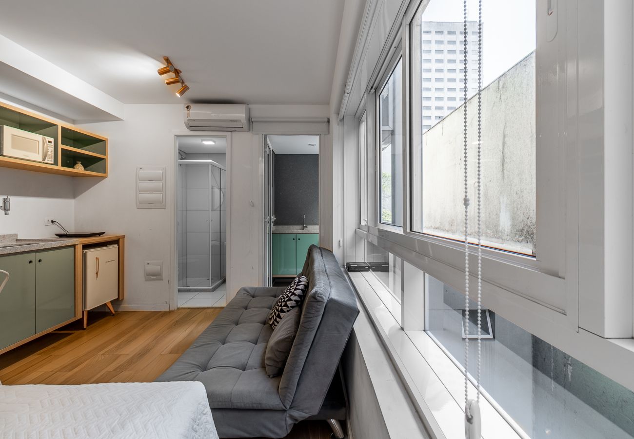 Estudio en São Paulo -  SSAOLUIZ419  - Charmoso na AV São Luiz ao lado do metrô com piscina Estudio en São Paulo -  SSAOLUIZ419  - Charmoso na AV São Luiz ao lado do metrô com piscina