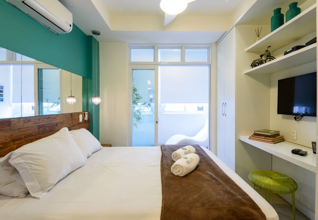 Apartamento en Rio de Janeiro - Vista lateral al mar, a 3min de la playa | PJ204 Apartamento en Rio de Janeiro - Vista lateral al mar, a 3min de la playa | PJ204