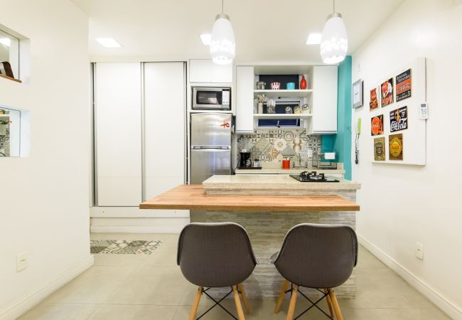Apartamento en Rio de Janeiro - Vista lateral al mar, a 3min de la playa | PJ204 Apartamento en Rio de Janeiro - Vista lateral al mar, a 3min de la playa | PJ204