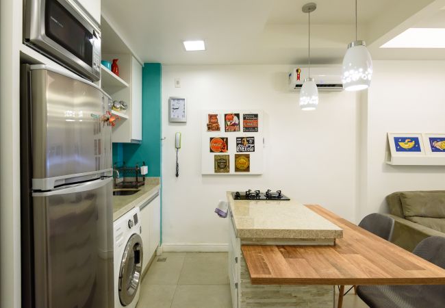 Apartamento en Rio de Janeiro - Vista lateral al mar, a 3min de la playa | PJ204 Apartamento en Rio de Janeiro - Vista lateral al mar, a 3min de la playa | PJ204