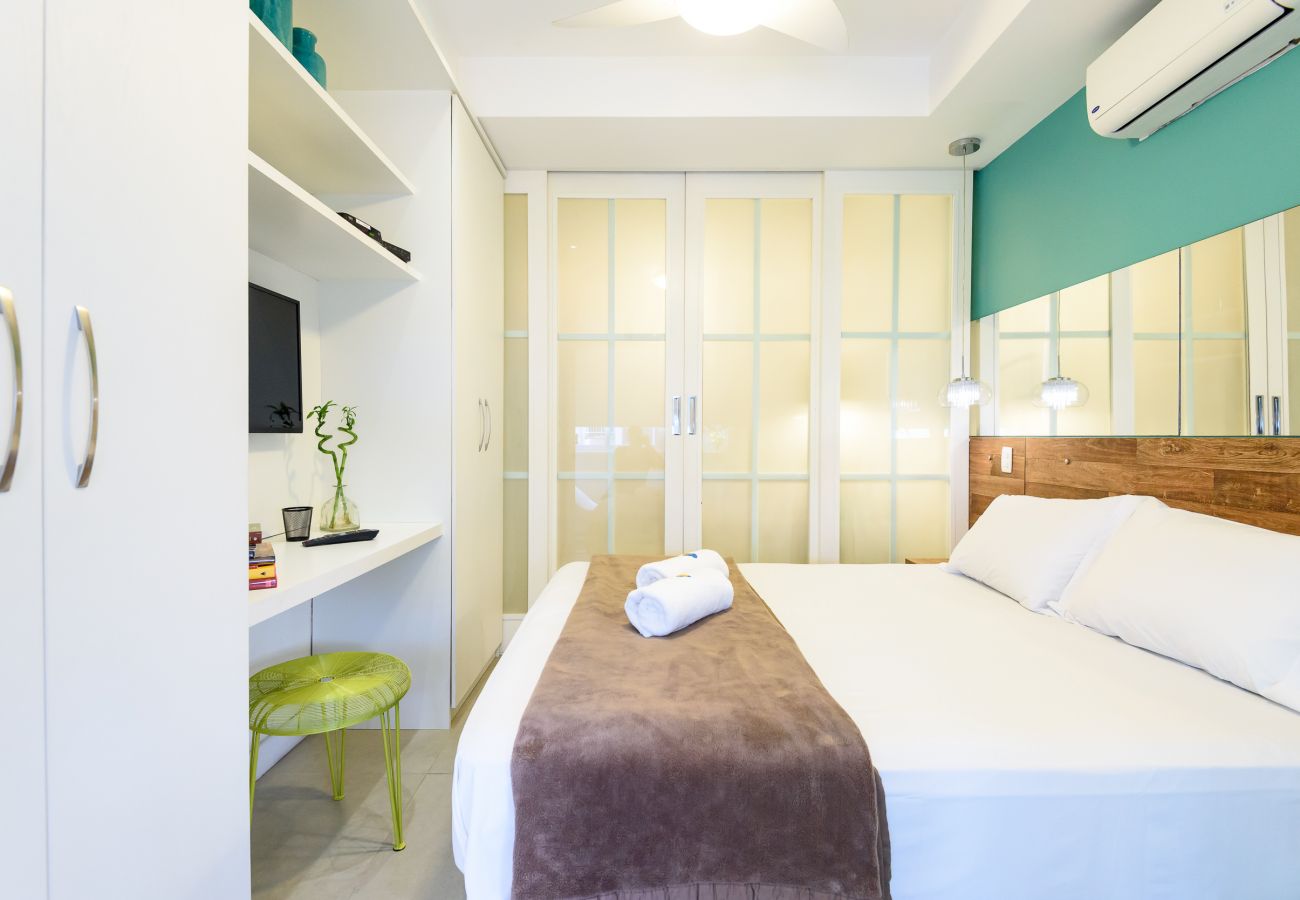 Apartamento en Rio de Janeiro - Vista lateral al mar, a 3min de la playa | PJ204 Apartamento en Rio de Janeiro - Vista lateral al mar, a 3min de la playa | PJ204