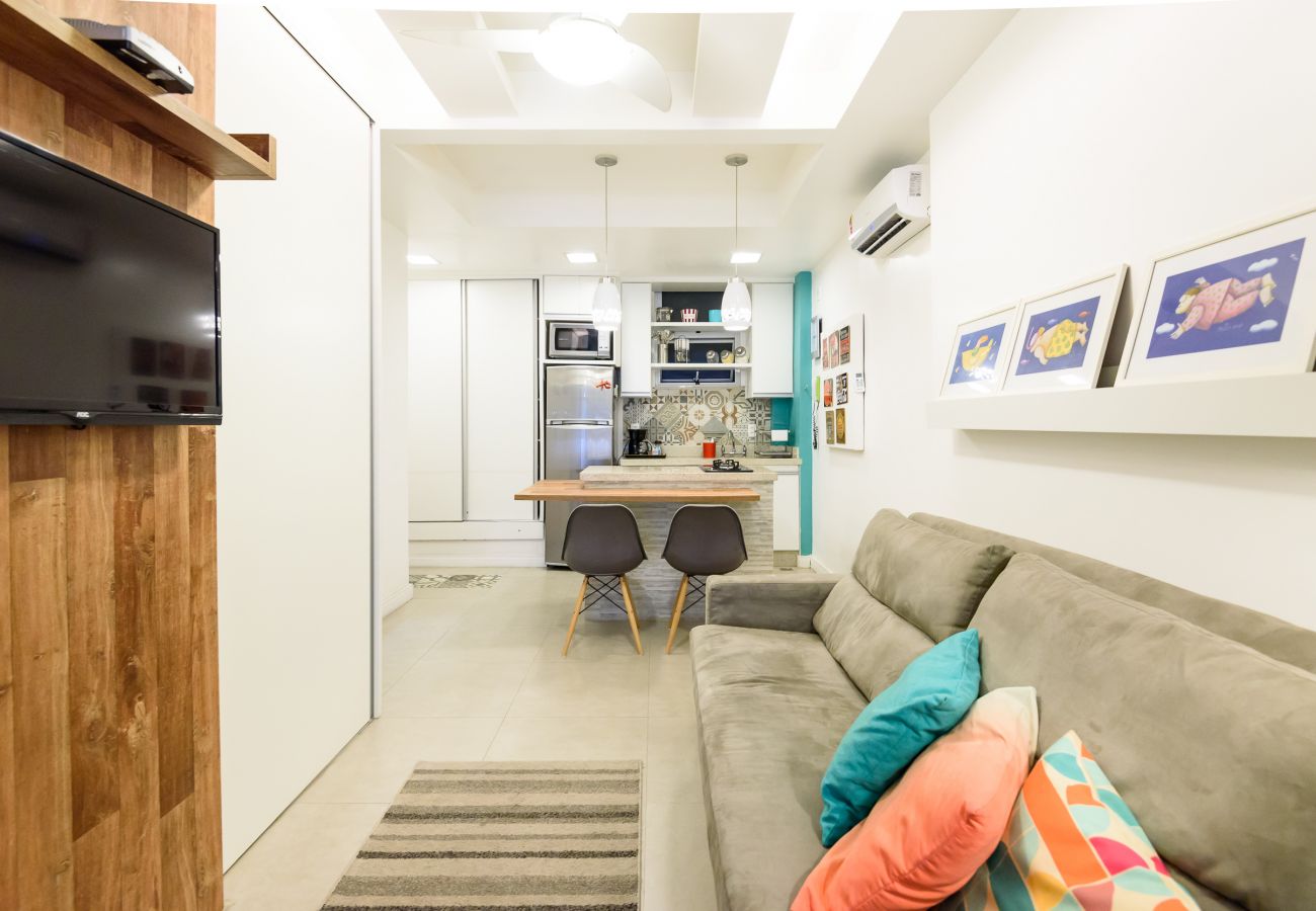 Apartamento en Rio de Janeiro - Vista lateral al mar, a 3min de la playa | PJ204 Apartamento en Rio de Janeiro - Vista lateral al mar, a 3min de la playa | PJ204