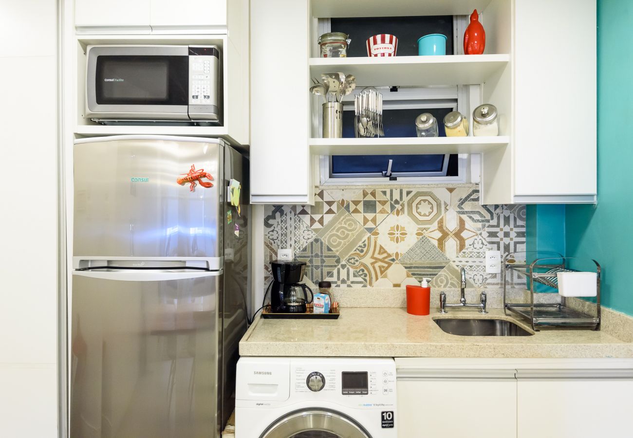 Apartamento en Rio de Janeiro - Vista lateral al mar, a 3min de la playa | PJ204 Apartamento en Rio de Janeiro - Vista lateral al mar, a 3min de la playa | PJ204