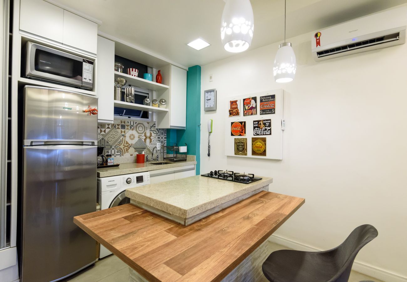 Apartamento en Rio de Janeiro - Vista lateral al mar, a 3min de la playa | PJ204 Apartamento en Rio de Janeiro - Vista lateral al mar, a 3min de la playa | PJ204