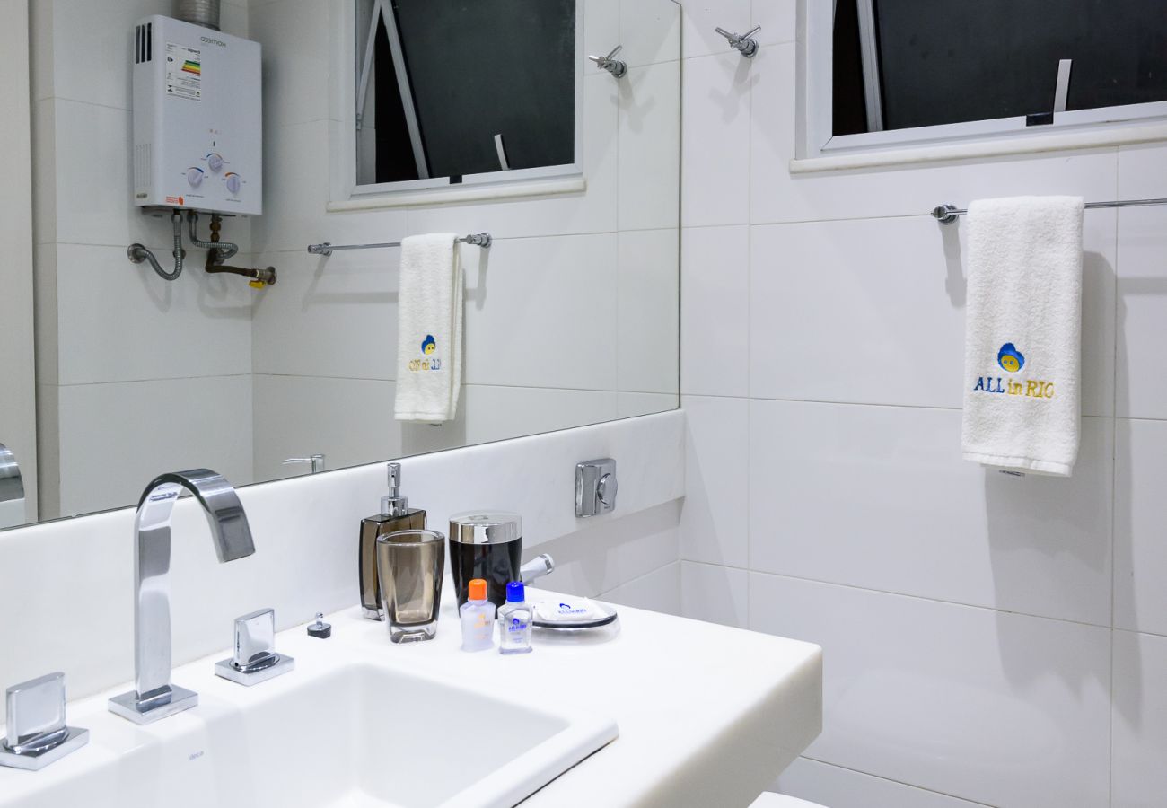 Apartamento en Rio de Janeiro - Vista lateral al mar, a 3min de la playa | PJ204 Apartamento en Rio de Janeiro - Vista lateral al mar, a 3min de la playa | PJ204