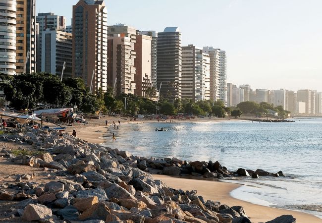 Apartamento en Fortaleza - Apto à beira-mar com wi-fi e piscina em Fortaleza Apartamento en Fortaleza - Apto à beira-mar com wi-fi e piscina em Fortaleza