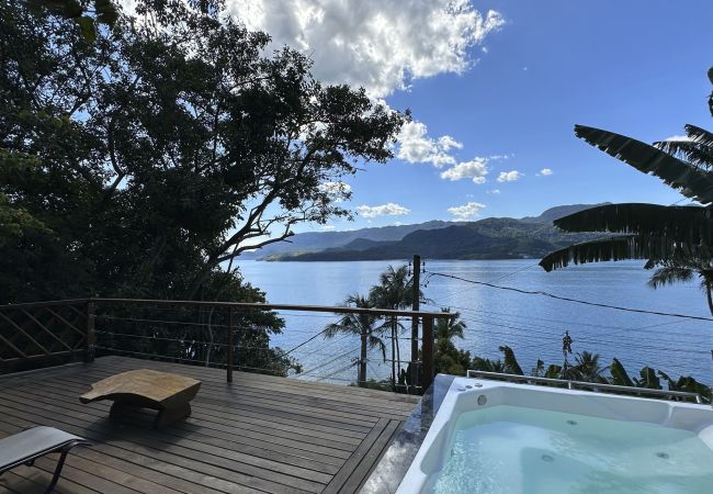 Casa en Ilhabela - Ilhabela: refúgio na natureza c/ vista espetacular