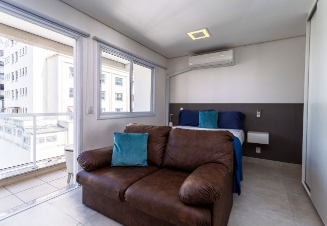 Apartamento en São Paulo - Apartamento com Wi-Fi próximo ao metrô Luz