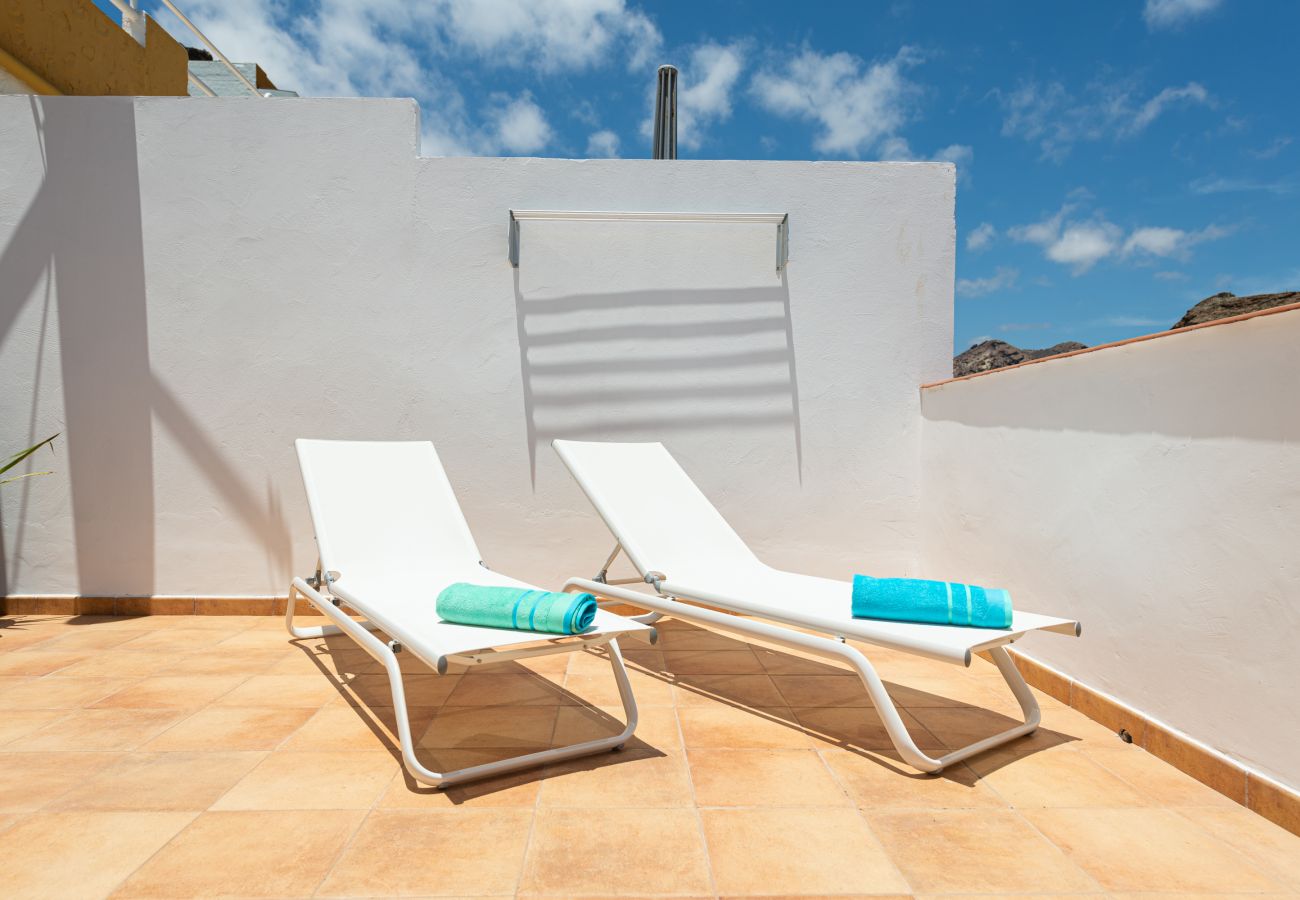 Apartamento en Mogán - Vivienda vacacional con terraza y vistas al mar Apartamento en Mogán - Vivienda vacacional con terraza y vistas al mar
