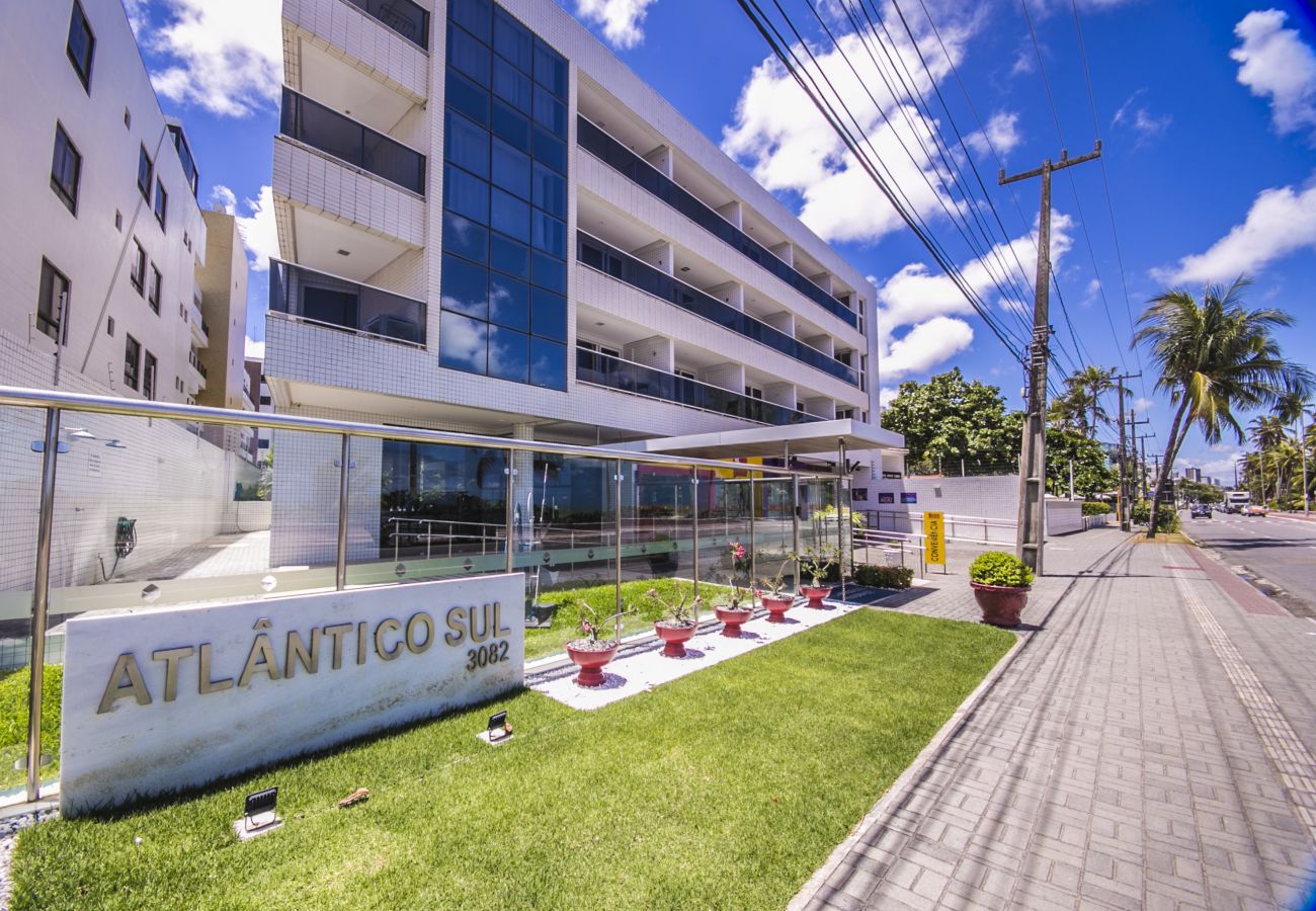 Apartamento en João Pessoa - ATLÂNTICO SUL flat | Piscina, Beira-Mar, Praia, Wifi.