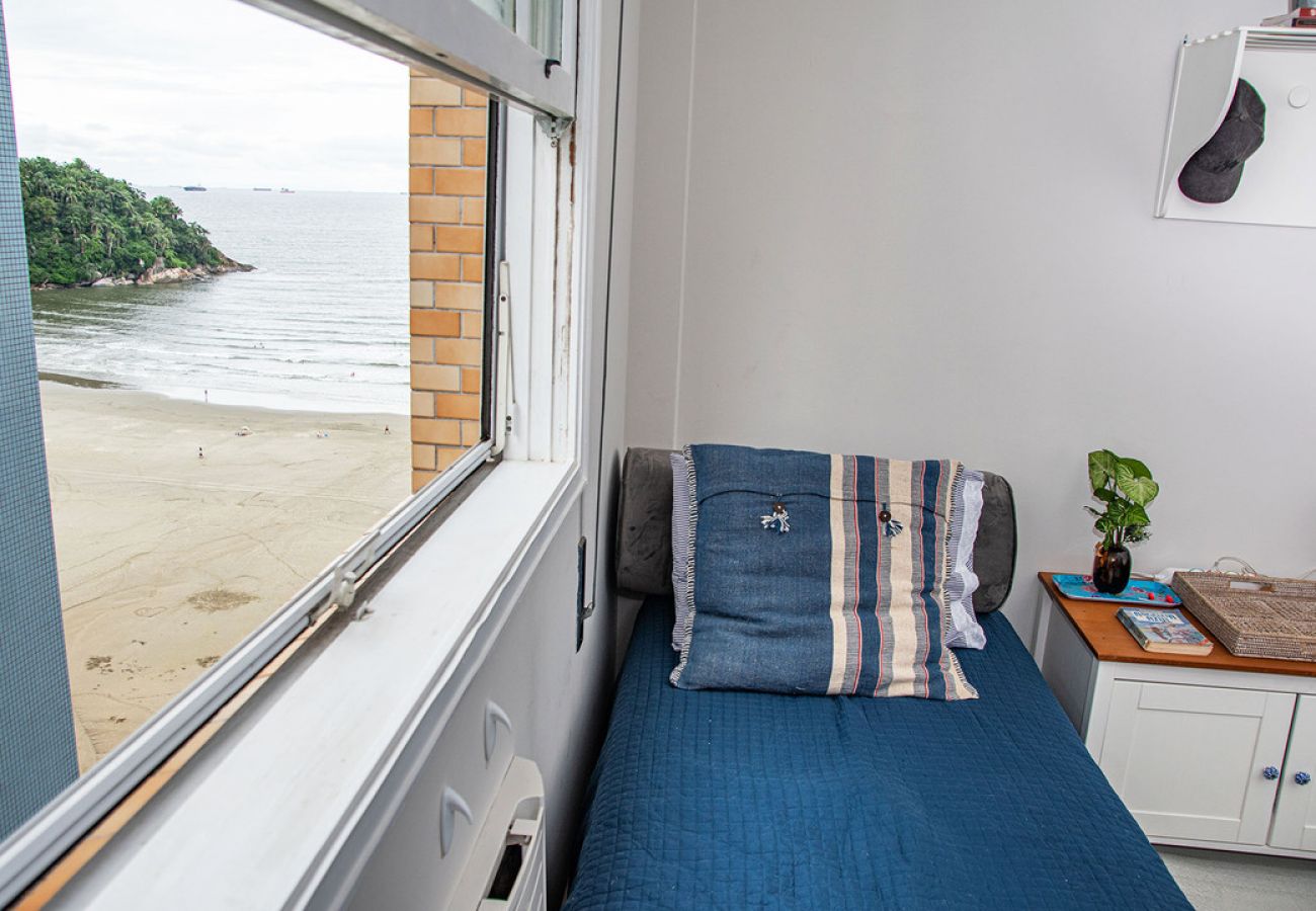Apartamento en Santos - Apto de frente para a praia José Menino, Santos/SP