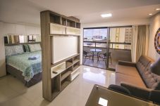 Estudio en João Pessoa - GOLDFLAT | Cabo Branco, Cobertura, Praia, Wifi.
