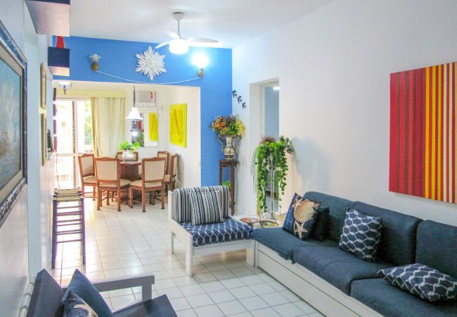 Apartamento en Guarujá - Novidade - Apart-Hotel na praia de Pitangueiras/SP