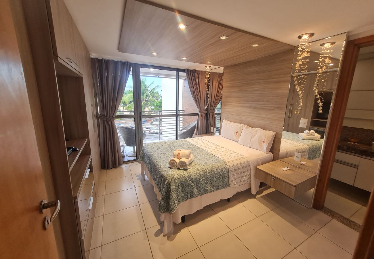 Apartamento en João Pessoa - Luxor Cabo Branco|Vista Mar,Beira-Mar,Praia,Wi-Fi