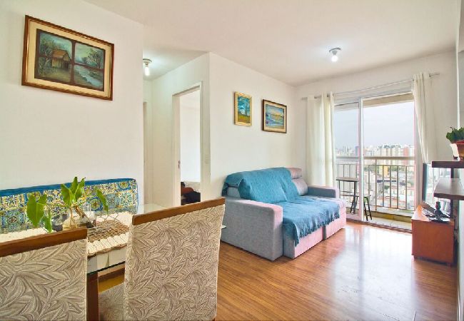 Apartamento en São Paulo - Apto com Wi-Fi na região central, na Liberdade/SP