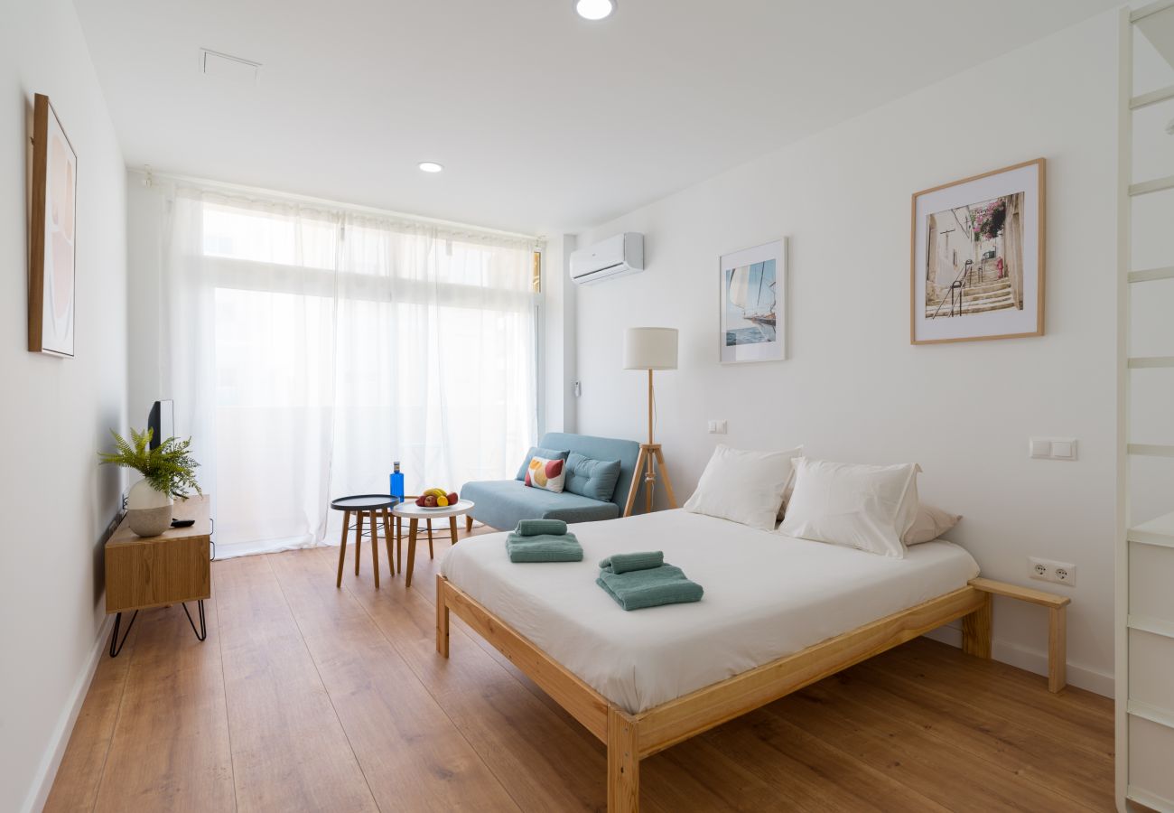 Estudio en Las Palmas de Gran Canaria - HomeForGuest Estudio Sol Canteras con terraza  Estudio en Las Palmas de Gran Canaria - HomeForGuest Estudio Sol Canteras con terraza