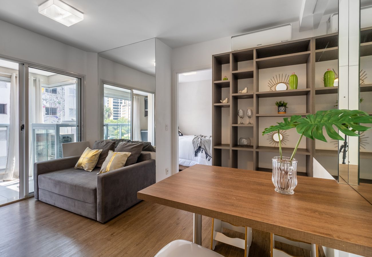 Apartamento en São Paulo - Apto 1 dorm, garagem ,GYM, Piscina aquecia e sauna