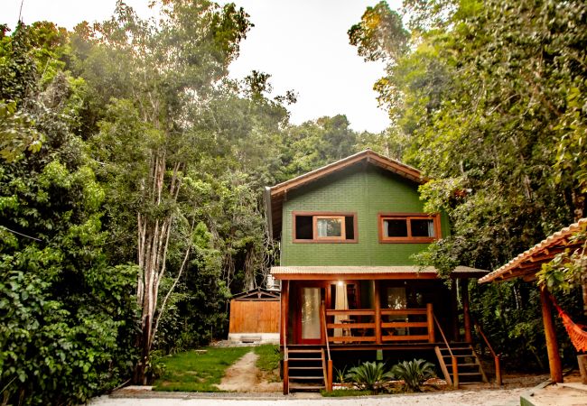 Chalet en Cumuruxatiba - Chalé beira mar c WIFI na Praia do Peixe Grande/BA