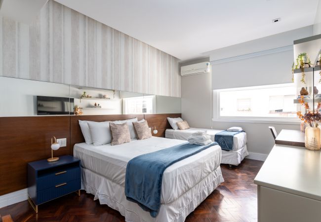 Apartamento en Rio de Janeiro - Para familias a 4 minutos de la playa de Copacabana | NSC605 Apartamento en Rio de Janeiro - Para familias a 4 minutos de la playa de Copacabana | NSC605