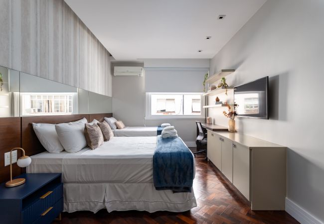 Apartamento en Rio de Janeiro - Para familias a 4 minutos de la playa de Copacabana | NSC605 Apartamento en Rio de Janeiro - Para familias a 4 minutos de la playa de Copacabana | NSC605