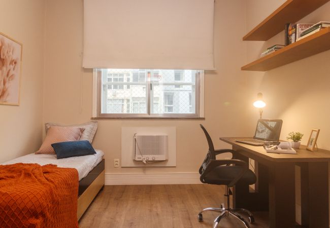 Apartamento en Rio de Janeiro - Brt401A| 3 dorm en Copacabana a 9 min del Posto 4 Apartamento en Rio de Janeiro - Brt401A| 3 dorm en Copacabana a 9 min del Posto 4