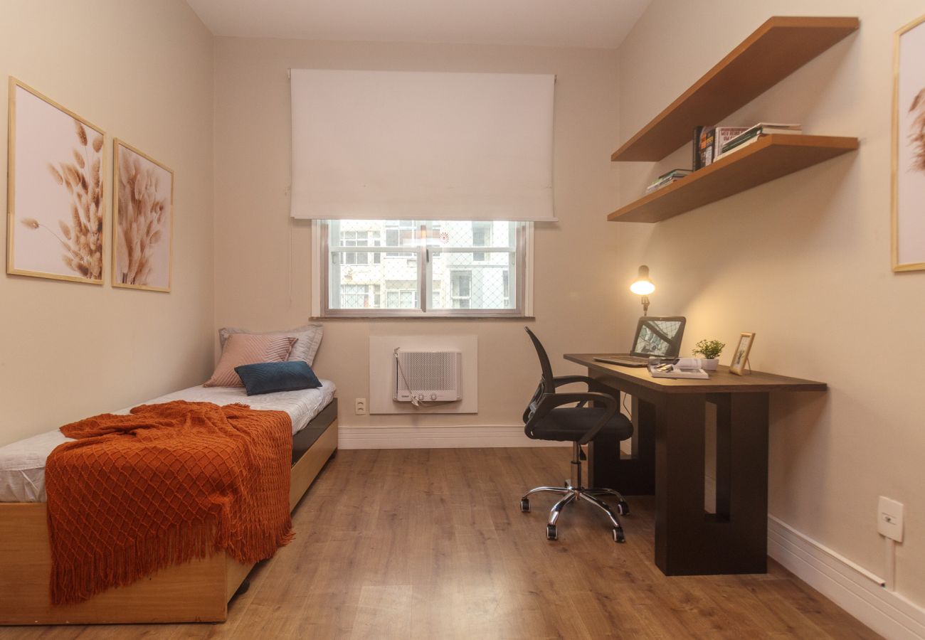 Apartamento en Rio de Janeiro - Brt401A| 3 dorm en Copacabana a 9 min del Posto 4 Apartamento en Rio de Janeiro - Brt401A| 3 dorm en Copacabana a 9 min del Posto 4