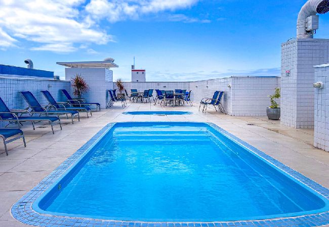 Apartamento en Ubatuba - Apto c churrasq, piscina a 350m Praia das Toninhas