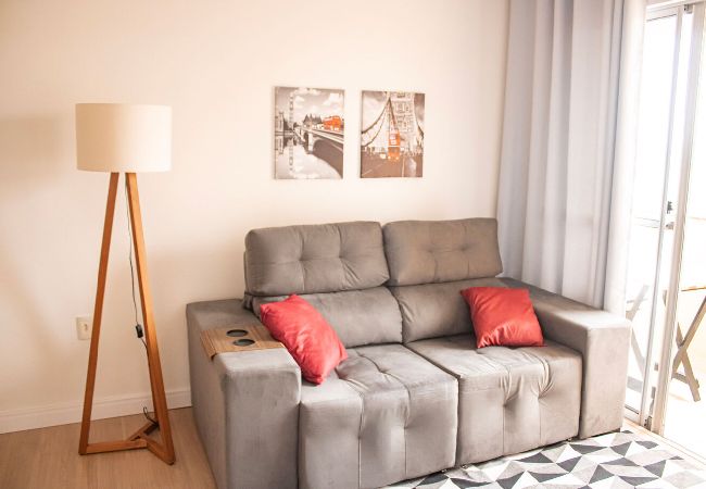 Apartamento en Palhoça - Apto com garagem para até 4 pessoas em Palhoça/SC
