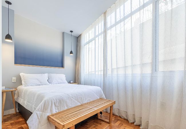 Apartamento en Rio de Janeiro - Estúdio com Wi-Fi a 200m da Praia de Copacabana/RJ