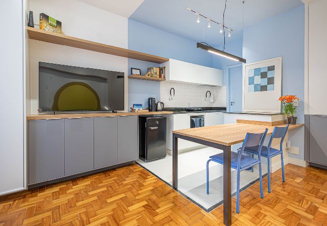 Apartamento en Rio de Janeiro - Estúdio com Wi-Fi a 200m da Praia de Copacabana/RJ Apartamento en Rio de Janeiro - Estúdio com Wi-Fi a 200m da Praia de Copacabana/RJ