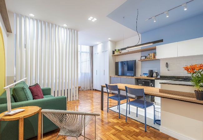 Apartamento en Rio de Janeiro - Estúdio com Wi-Fi a 200m da Praia de Copacabana/RJ Apartamento en Rio de Janeiro - Estúdio com Wi-Fi a 200m da Praia de Copacabana/RJ