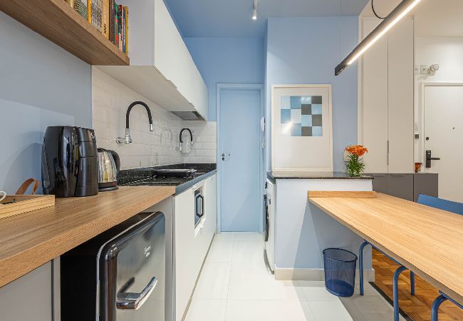 Apartamento en Rio de Janeiro - Estúdio com Wi-Fi a 200m da Praia de Copacabana/RJ Apartamento en Rio de Janeiro - Estúdio com Wi-Fi a 200m da Praia de Copacabana/RJ