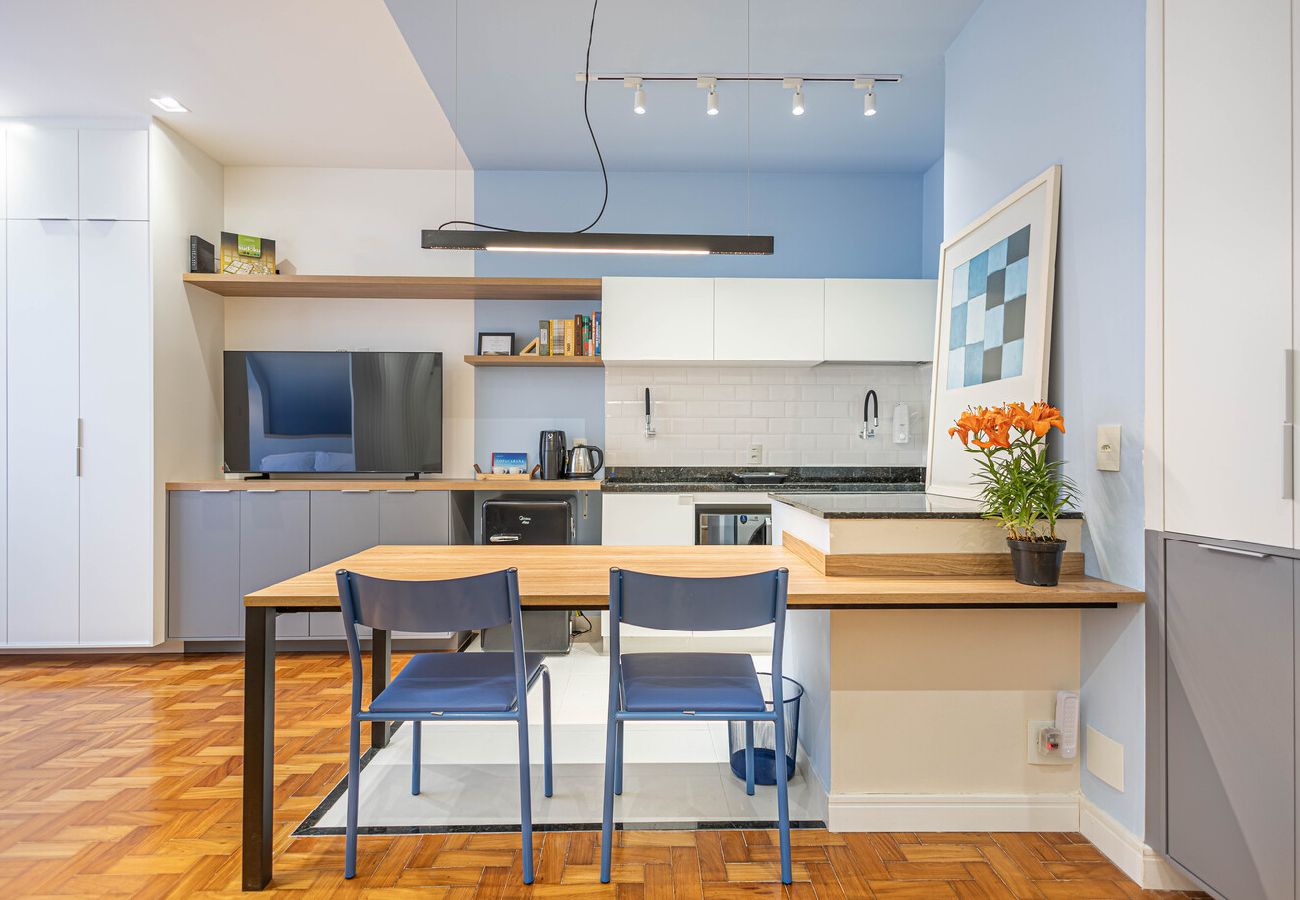 Apartamento en Rio de Janeiro - Estúdio com Wi-Fi a 200m da Praia de Copacabana/RJ Apartamento en Rio de Janeiro - Estúdio com Wi-Fi a 200m da Praia de Copacabana/RJ