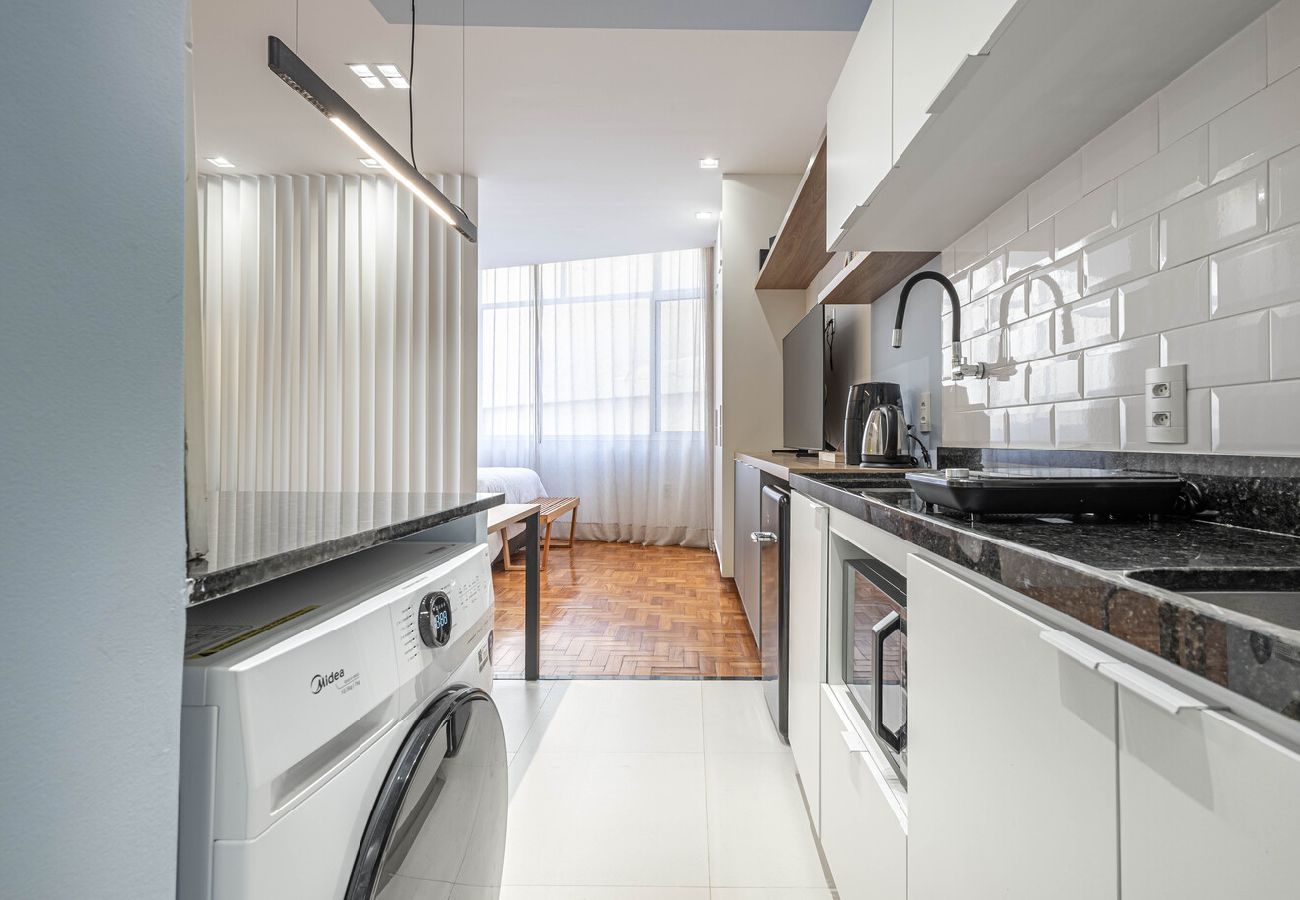 Apartamento en Rio de Janeiro - Estúdio com Wi-Fi a 200m da Praia de Copacabana/RJ Apartamento en Rio de Janeiro - Estúdio com Wi-Fi a 200m da Praia de Copacabana/RJ
