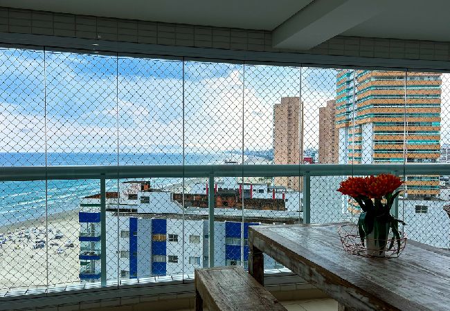 Apartamento en Praia Grande - Ótimo apto de frente para Praia do Boqueirão/SP