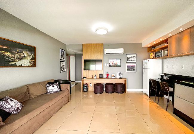 Apartamento en Rio de Janeiro - Flat a beira mar no Recreio dos Bandeirantes/RJ Apartamento en Rio de Janeiro - Flat a beira mar no Recreio dos Bandeirantes/RJ