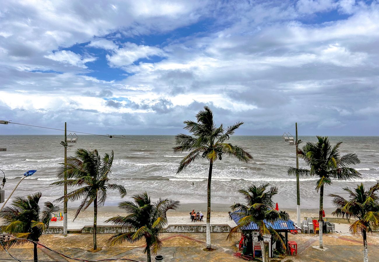 Apartamento en Mongaguá - Apto a beira mar da Praia de Vera Cruz,Mongaguá-SP