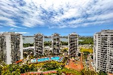 Apartamento en Rio de Janeiro - Apto c vista p o mar e lagoa na Barra da Tijuca/RJ