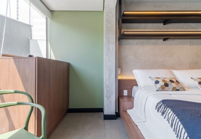 Estudio en São Paulo - Studio no Booklin ao lado do Metrô Estudio en São Paulo - Studio no Booklin ao lado do Metrô