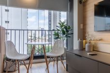 Estudio en São Paulo - BSide Pinheiros com A/c, GYM e piscina